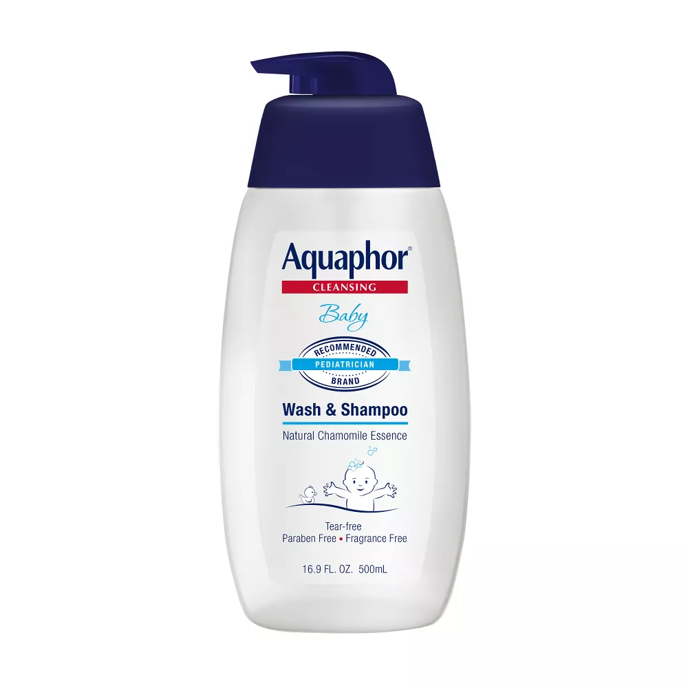 Aquaphor Cleansing Baby Wash And Shampoo, Tear Free, 16.9 Oz